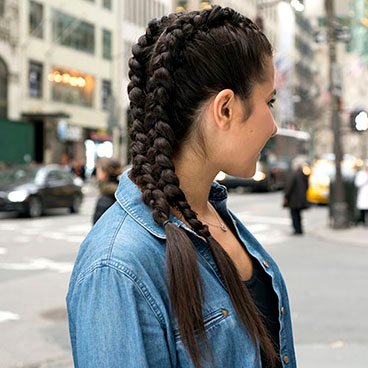 Garnier Fructis De-Constructed Texture Pixie Play - Boxer Braids - celebrity favorite look for hanging out, working out